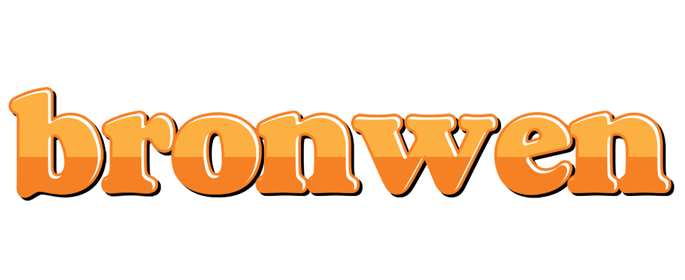 Bronwen orange logo