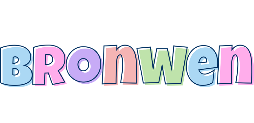 Bronwen pastel logo