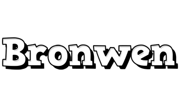 Bronwen snowing logo