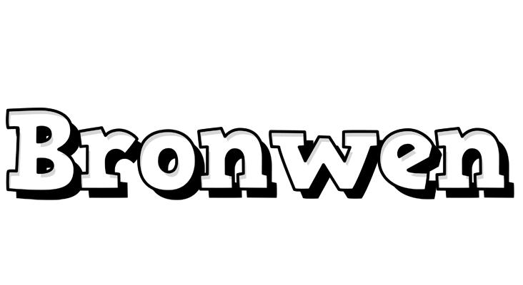 Bronwen snowing logo