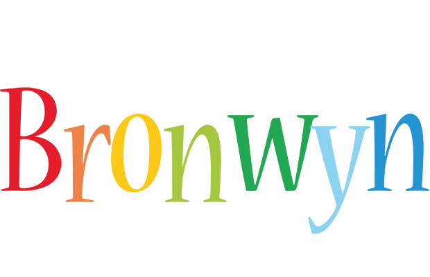 Bronwyn birthday logo