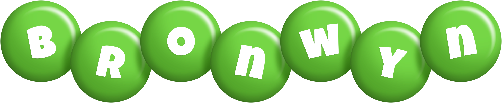 Bronwyn candy-green logo