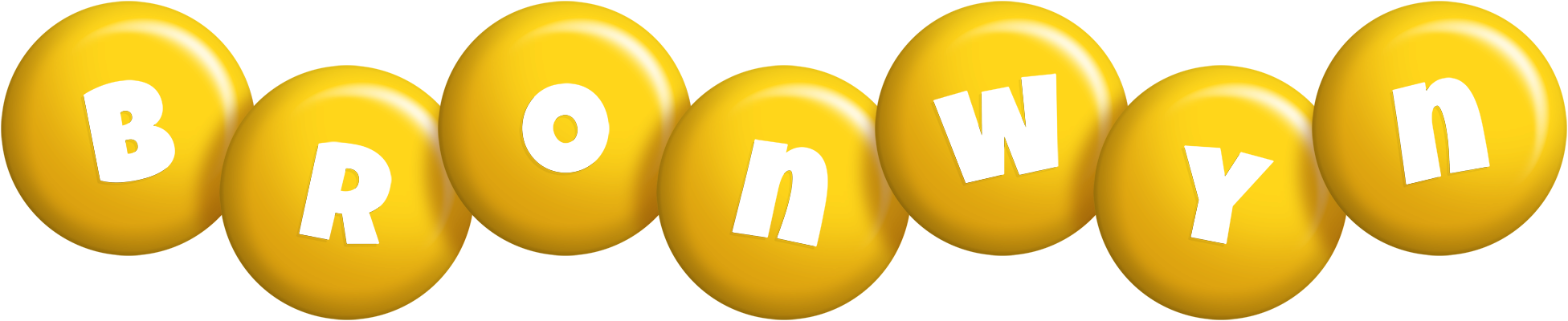 Bronwyn candy-yellow logo