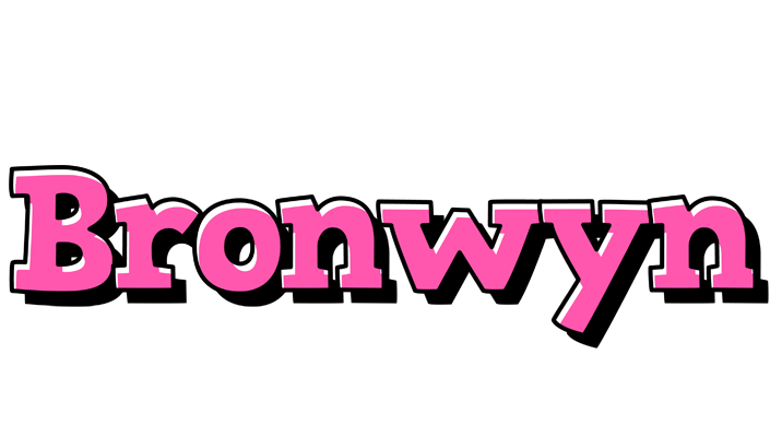 Bronwyn girlish logo