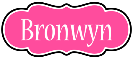 Bronwyn invitation logo