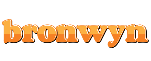 Bronwyn orange logo