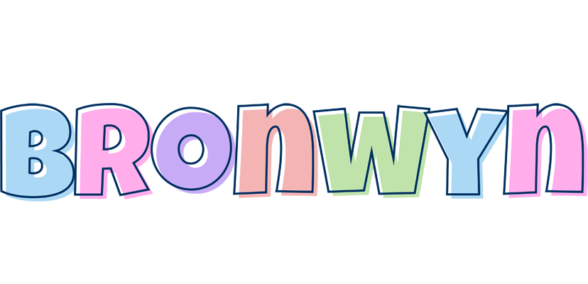 Bronwyn pastel logo