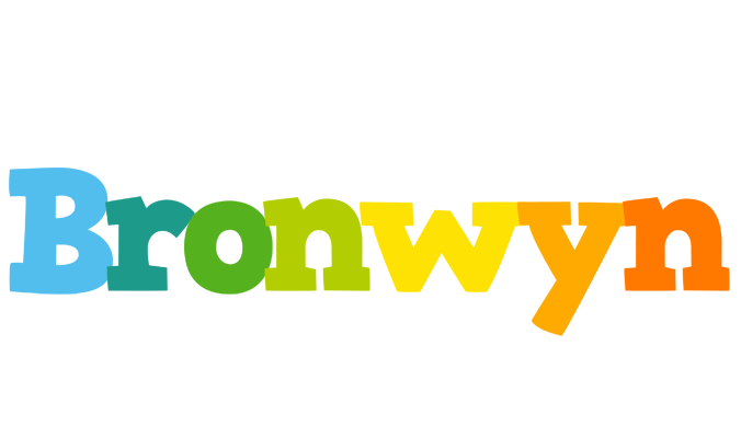 Bronwyn rainbows logo