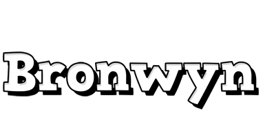 Bronwyn snowing logo