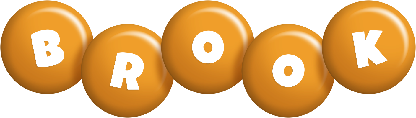 Brook candy-orange logo