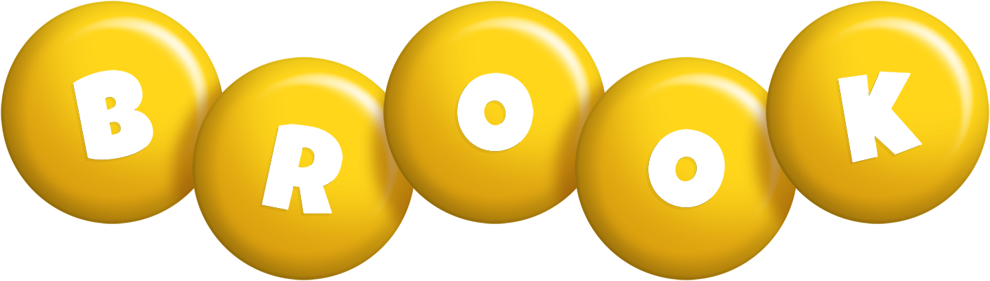 Brook candy-yellow logo