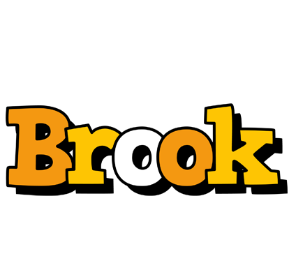 Brook cartoon logo