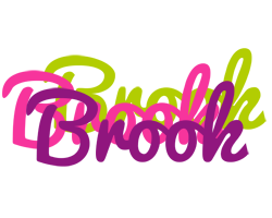 Brook flowers logo