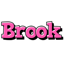 Brook girlish logo