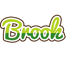 Brook golfing logo