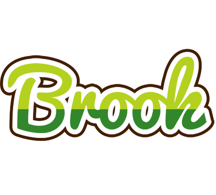 Brook golfing logo
