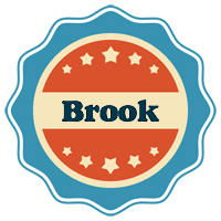 Brook labels logo