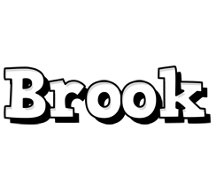 Brook snowing logo