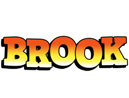 Brook sunset logo