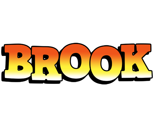 Brook sunset logo