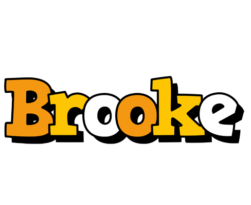 Brooke cartoon logo