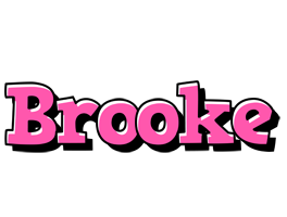 Brooke girlish logo