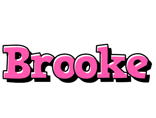 Brooke girlish logo