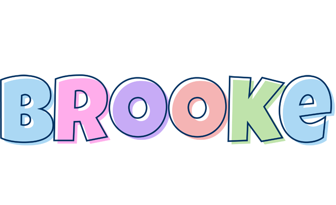Brooke pastel logo