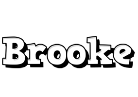 Brooke snowing logo