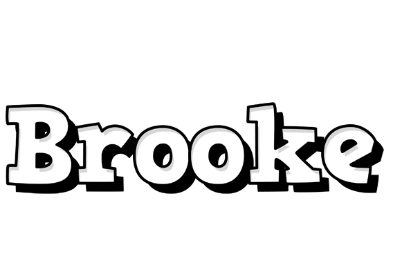 Brooke snowing logo