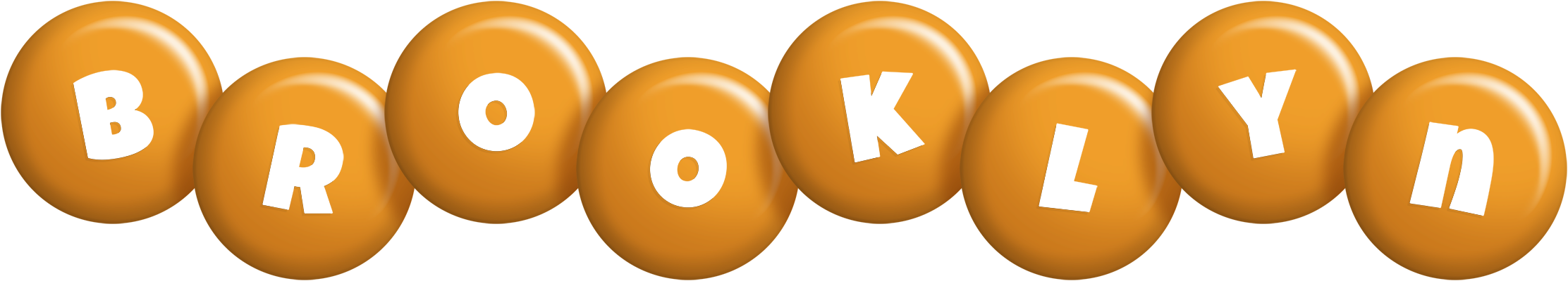 Brooklyn candy-orange logo