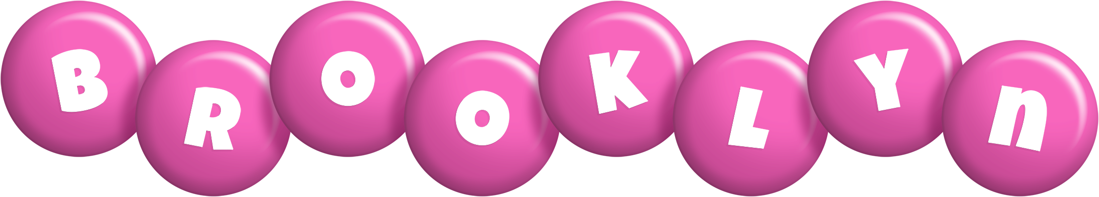 Brooklyn candy-pink logo