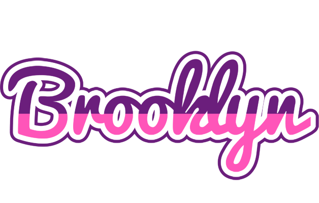 Brooklyn cheerful logo
