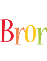Bror birthday logo