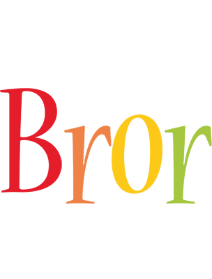 Bror birthday logo