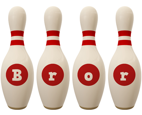 Bror bowling-pin logo