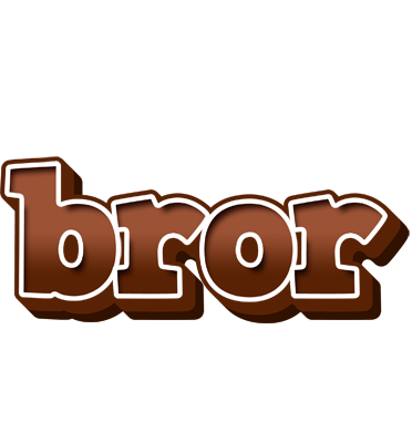 Bror brownie logo