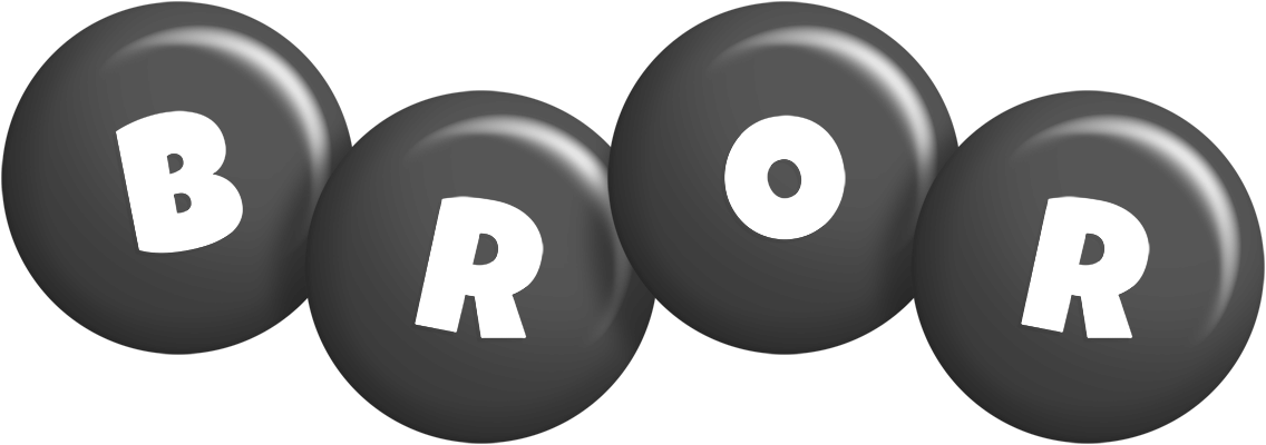 Bror candy-black logo