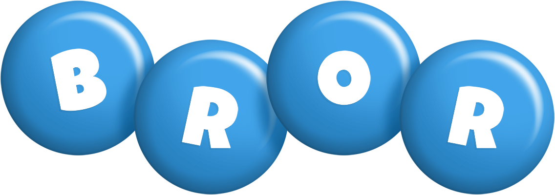 Bror candy-blue logo