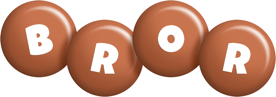 Bror candy-brown logo