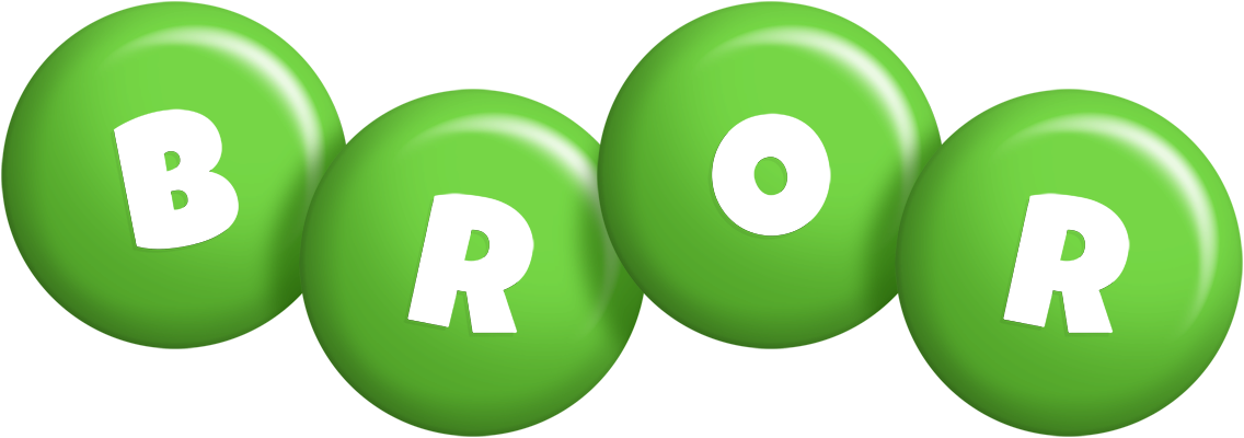 Bror candy-green logo
