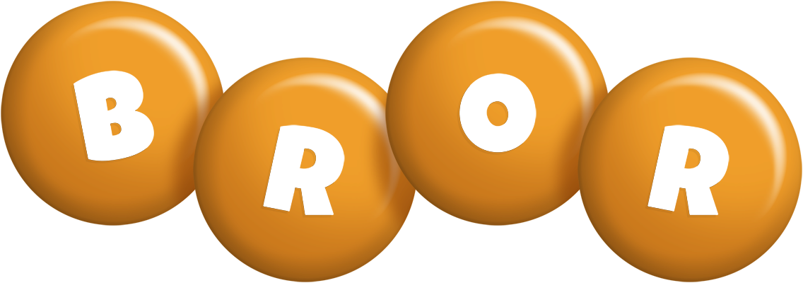 Bror candy-orange logo
