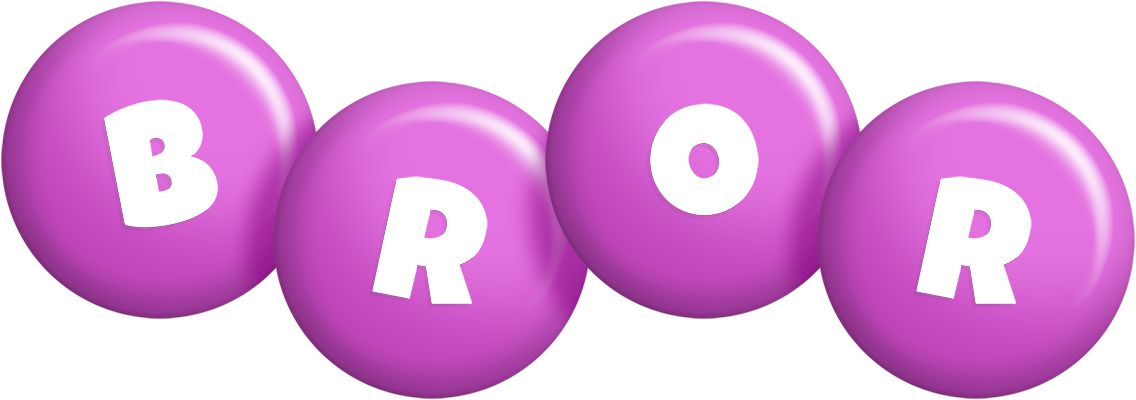 Bror candy-purple logo