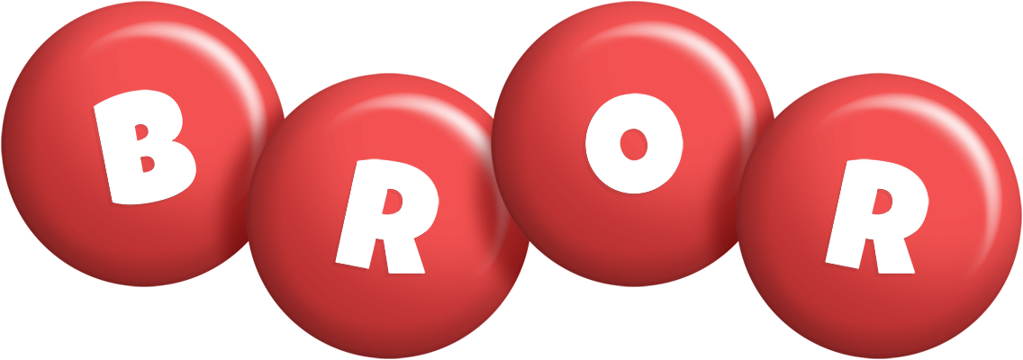 Bror candy-red logo