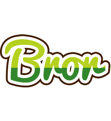 Bror golfing logo