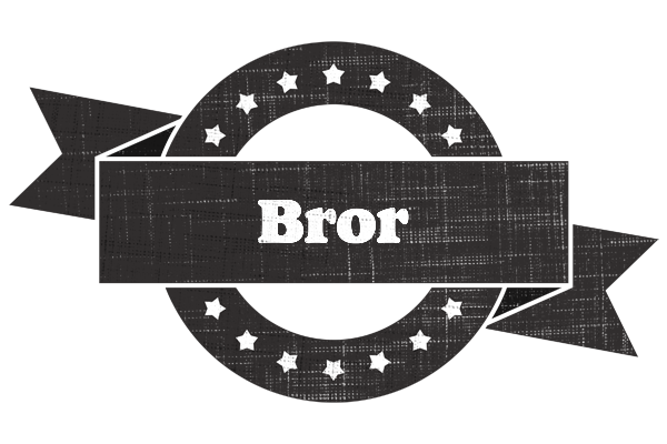 Bror grunge logo