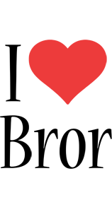 Bror i-love logo