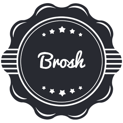 Brosh badge logo