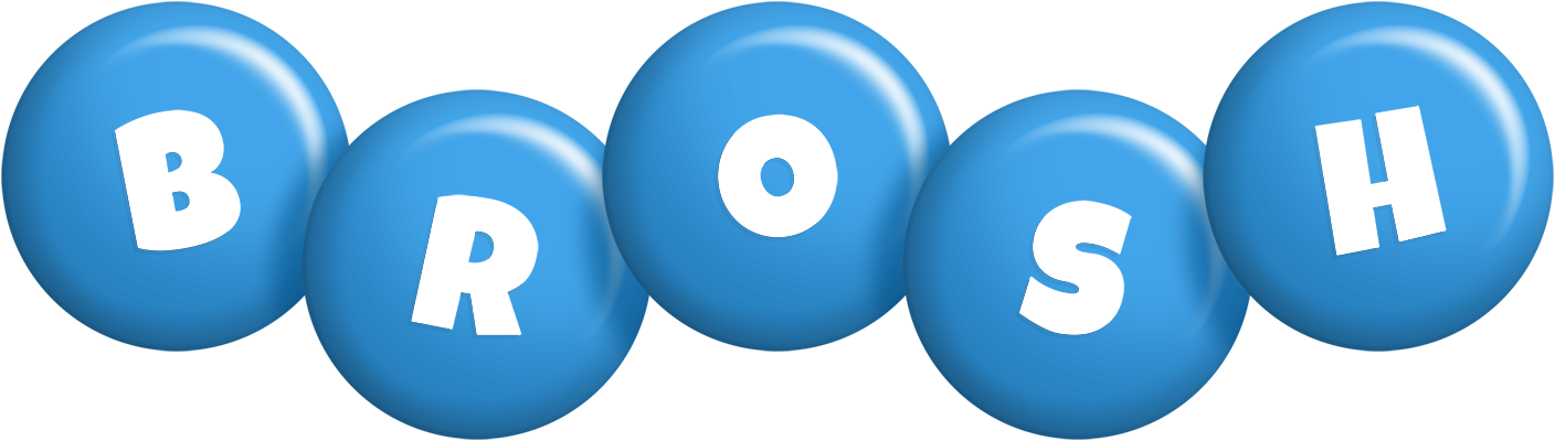 Brosh candy-blue logo