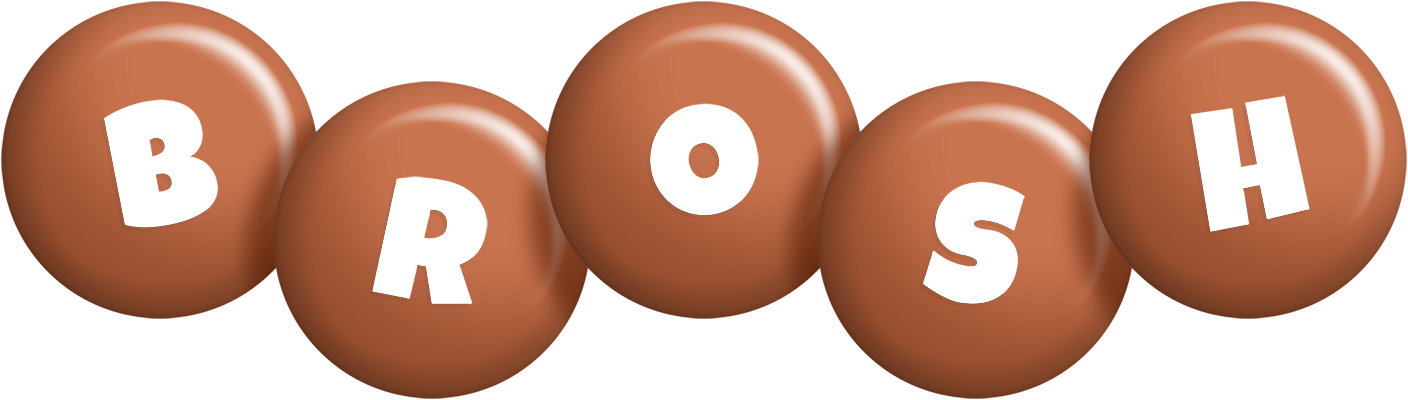 Brosh candy-brown logo
